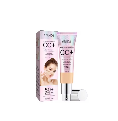 Summer Facial Isolation Sun Protection Sunscreen Cream Oil Control Block Lotion Sunscreen Blue-Light Healthy Skin Care SPF 50+