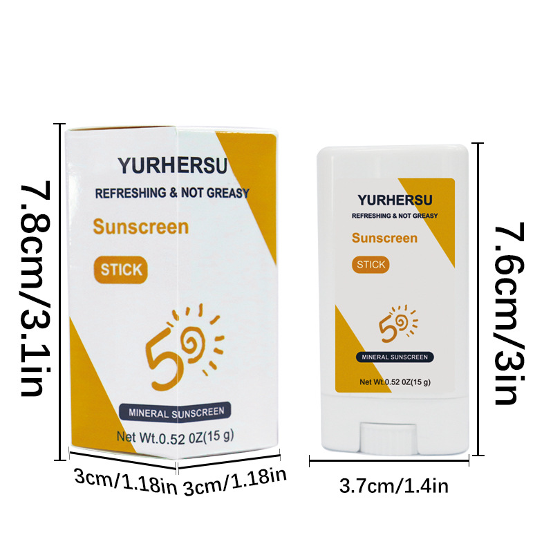 YURHERSU Protective rod for summer UV protection, refreshing, bright, white and moisturizing full body care
