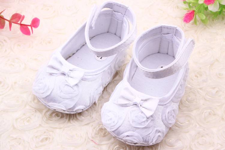 New Children Baby Shoes Girl Newborn Infant Toddlers Lace Flower First Walkers Girls Bebe Crib Casual Prewalkers Bowknot Shoes
