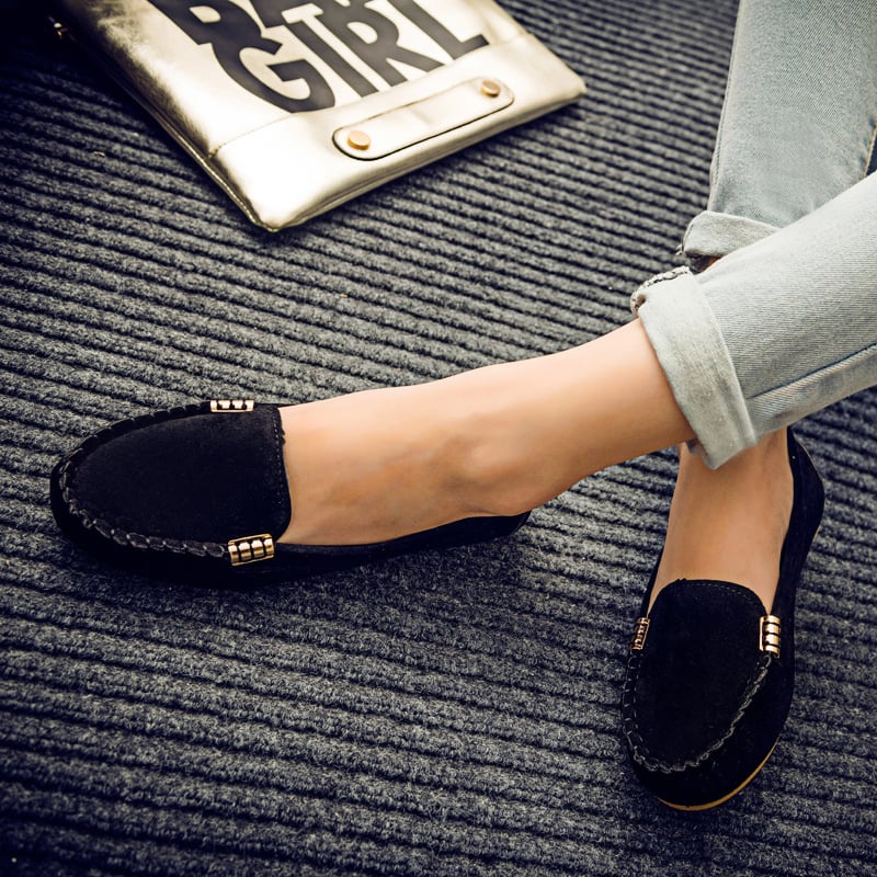 Plus Size 35-44 Women Flats Woman Loafers Candy Color Slip on Flat Shoes Ballet Flats Comfortable Ladies shoes zapatos mujer