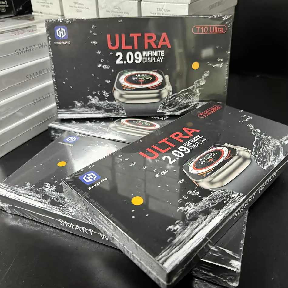 T10 Ultra New 2.19'' AMOLED Screen Smart Watch Men Women Bluetooth Call Fitness Tracker Waterproof Sport Smart watch