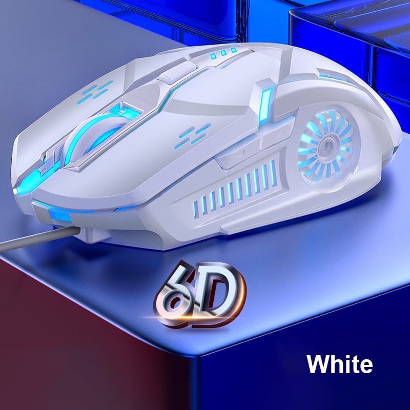 Gaming Mouse Wired Mouse 6D 4-Speed Gaming Mouse For PUBG Computer Laptop 7 Color Breathing Backlight Mouse Gaming Mice
