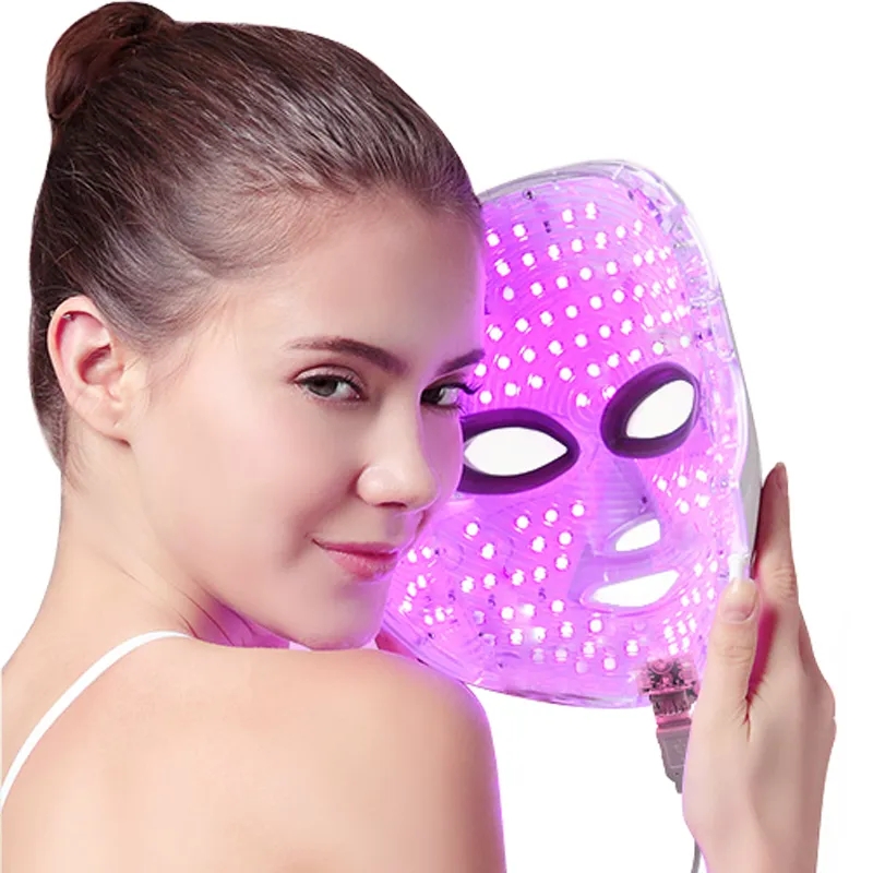 7 Colors Led Facial Mask Led Photon Therapy Face Mask Machine Light Whitening Skin Care Anti Acne Removal Mask Beauty Led Mask