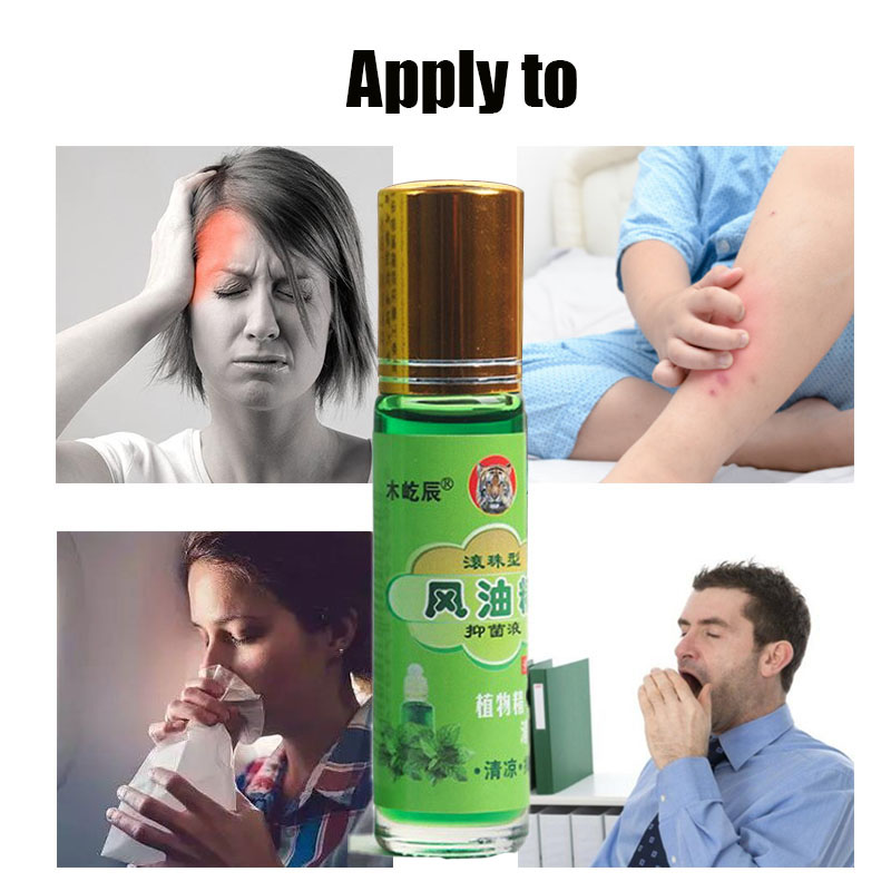 12ml Tiger Balm Original Refreshing Oil Natural Medicinal for Pain Releif Headache Dizziness Abdominal Rheumatism Pain Oil