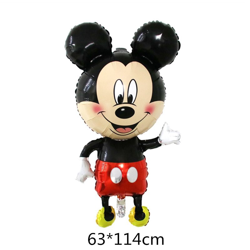 Giant Mickey Minnie Mouse Balloons Disney Cartoon Foil Balloon Baby Shower Birthday Party Decorations Kids Classic Toys Air Gift