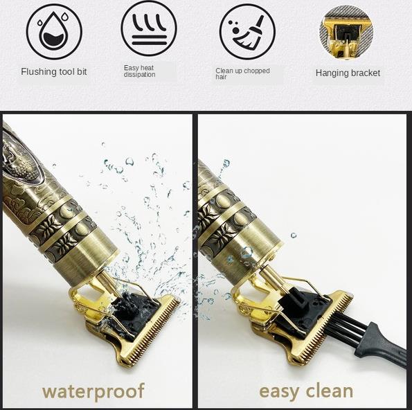 Hair Trimmer Barber Hair Clipper Cordless Hair Cutting Machine Beard Trimmer Shaving Machine Wireless Electric Razor Men Shaver