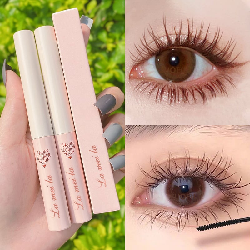 Ultra-thin Mascara Slender, Curly, Not Easy To Smudge, Lengthened, Extremely Fine, Natural Fine Brush Head Mascara