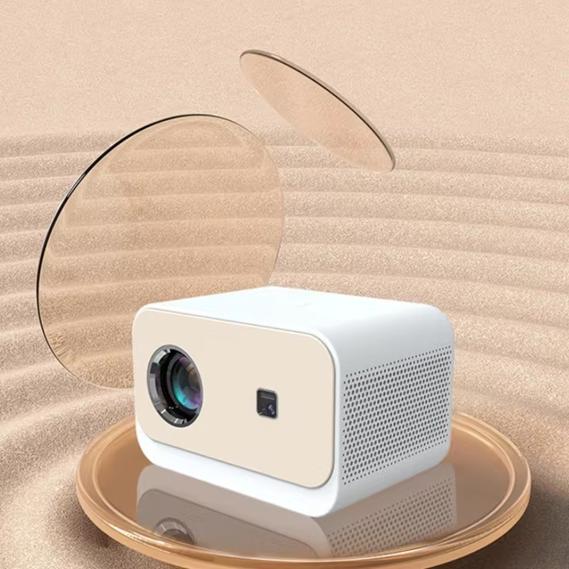 Smart Projector Electric Focusing ABS Wifi Projector Portable Home Theater And Office Cinema Projector EU Plug