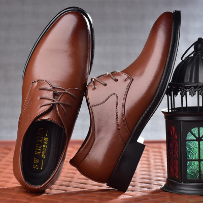 Men's leather shoes new business dress shoes men's extra large size 46 wild men's shoes 47 casual shoes 48