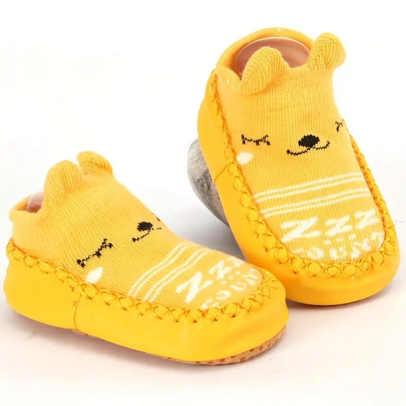 Baby Socks Shoes Infant Color Matching Cute Kids Boys Shoes Doll Soft Soled Child Floor Sneaker Toddler Girls First Walkers