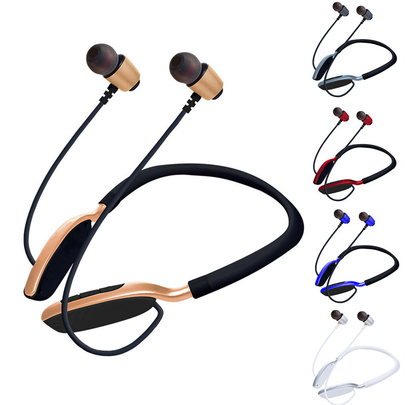 Bluetooth 5.0 magnetic wireless headset neck-mounted headset rechargeable stereo sports in-ear earbuds Bluetooth headset with mi