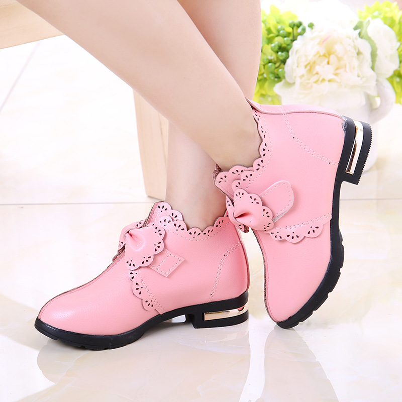 (4-12T) Girl Fashion Casual Solid Color Tassel Low Shoes
