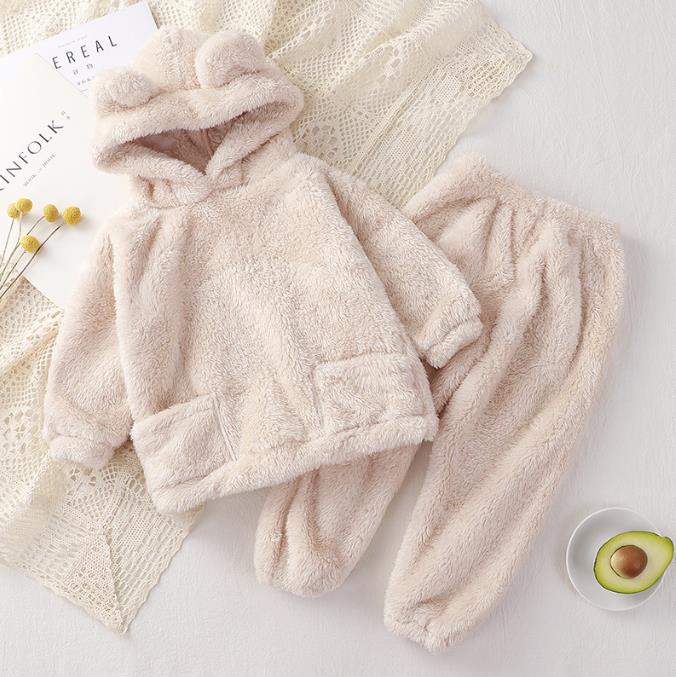 Two-piece Children's Suits Fashionable Boys' Hooded Sweater Suit Autumn Korean Version Children's Long-sleeved Suit