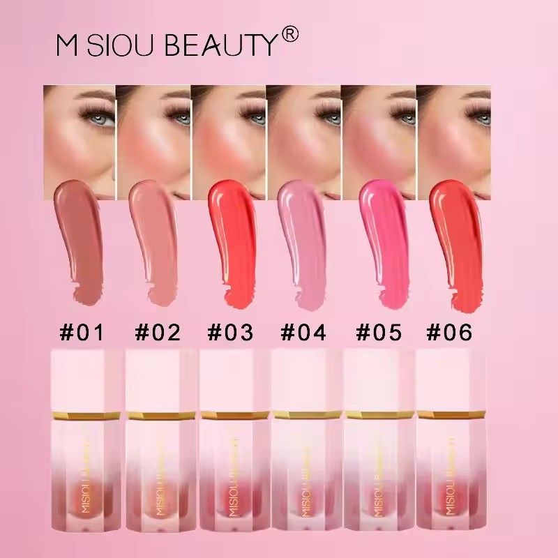 Matte Liquid Blush Stick Lasting Easy Color Blush Cream for Lips and Cheeks Concealer Waterproof Lip Gloss Makeup. B2-885