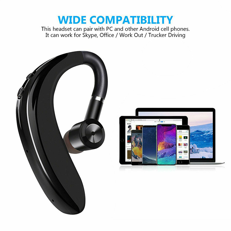 Wireless Bluetooth Headphones With Microphone hands-free Noise Cancelling Business Earphones Sports Headset for Smartphones