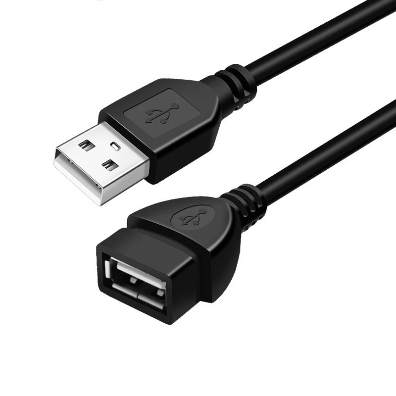 1.3-1.5m USB Extension Cable Super Speed USB 2.0 Cable Male to Female Data Sync USB 2.0 Extender Cord Extension Cable