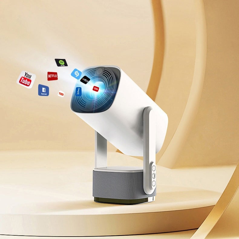 4K Wifi Projector K2 PTZ Smart Android11 Portable Home Theater Video LED Bluetooth Mini Projector