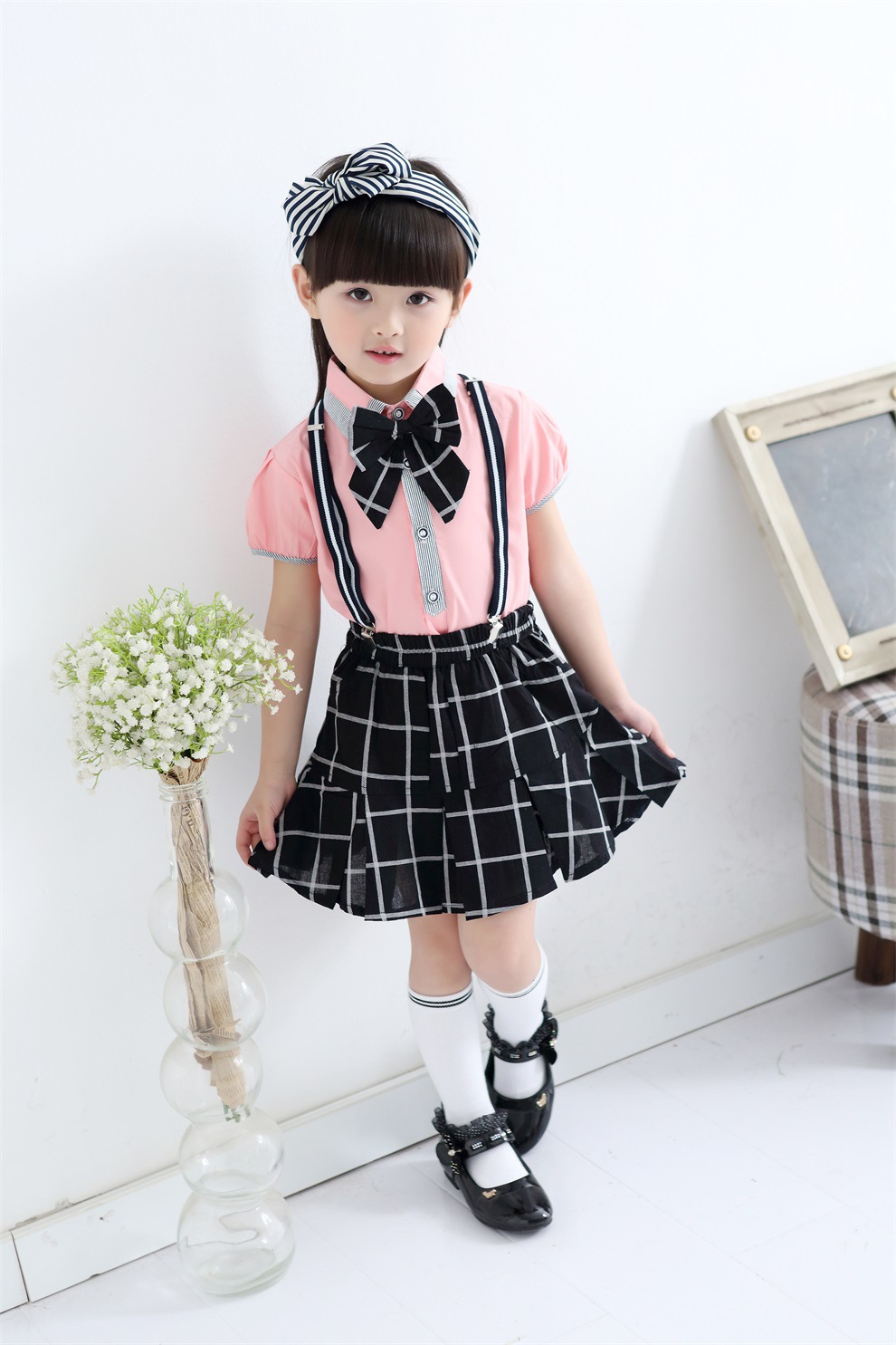 new children's British Korean style work uniforms school uniforms children's clothing