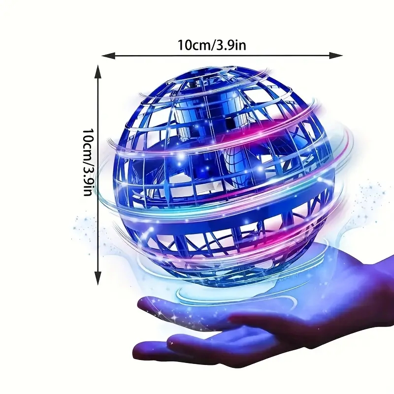 1pc UFO intelligent spinning ball flying ball intelligent sensing spinning ball floating ball magic ball black technology toy