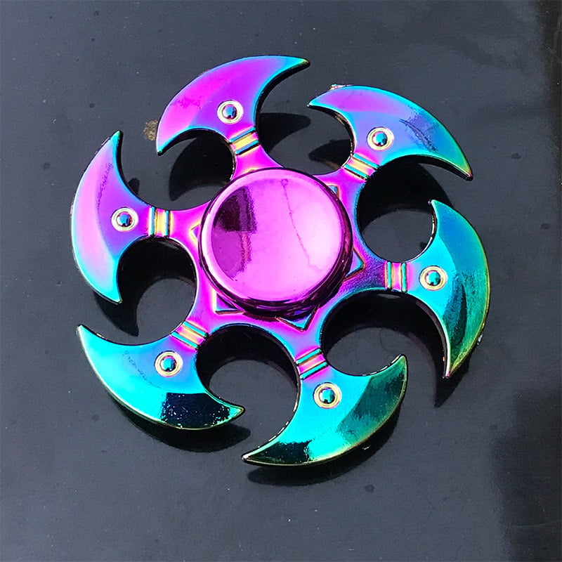 Fidget Spinner Desk Focus Fingertip Gyro Toy Anti Stress Relief Finger Spinners EDC Sensory Fidget Cube Gift for Children Kids