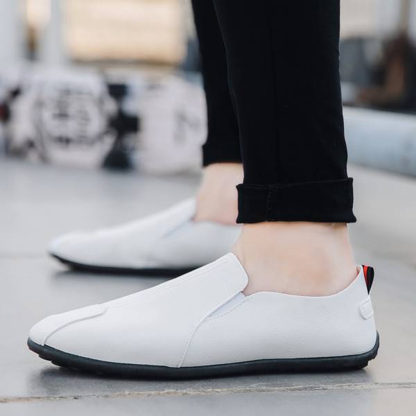 new peas shoes men's casual shoes lazy old Beijing cloth shoes autumn Korean version of the trend of a pedal