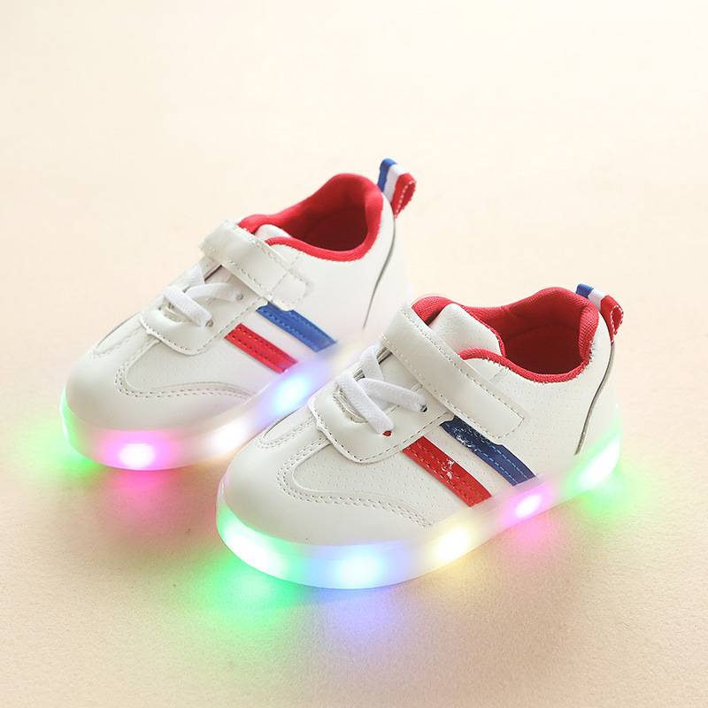 New Spring Autumn Children's Luminous Sneakers Kids Led Shoes Chaussure Enfant Girls Boys Shoe With LED Light
