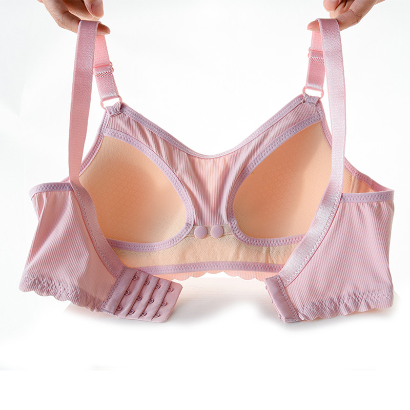 No steel ring breastfeeding underwear pregnant women gather tube top breathable front buckle breastfeeding bra pregnant women