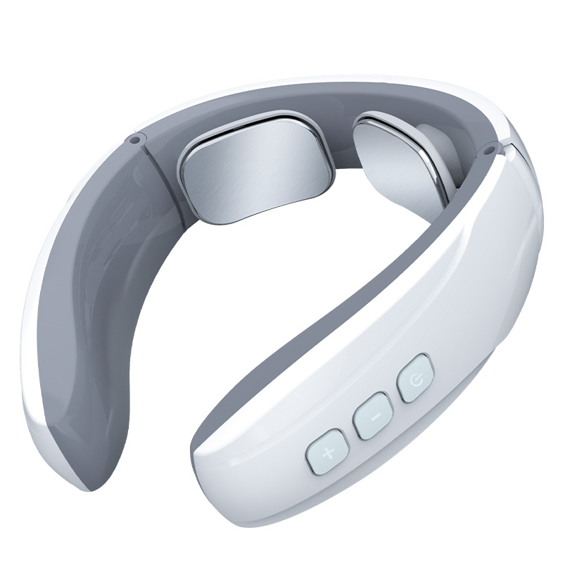 Smart Neck massager Electric Acupoints Shoulder Body Lymphvity Massage Device Low Frequency Magnetic Therapy Pulse Pain Relief