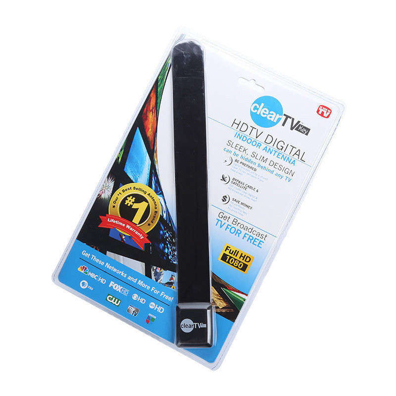 Clear TV Antenna Key HDTV Free TV Stick Satellite Indoor Antenna Receiver Signal Enhancement For Digital TV Home Plug