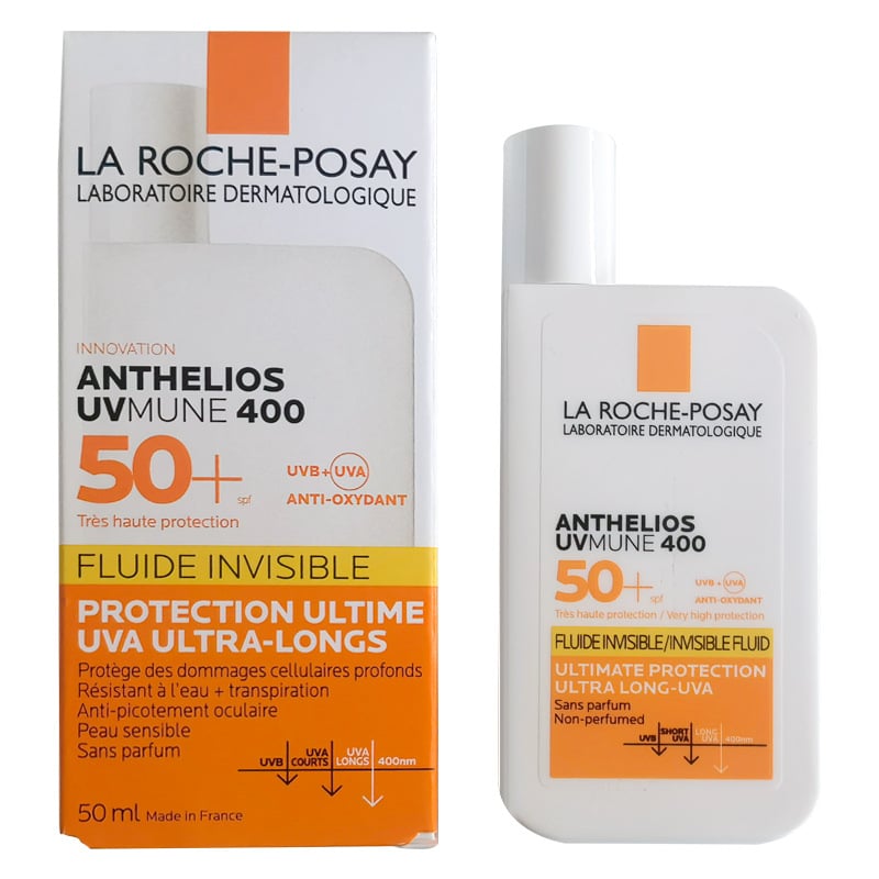 50ml La Roche Posay Sunscreen SPF 50 Mineral Ultra-Light Oil-Free Ultra-Light Broad Daily Face Body Sunscreen for Sensitive Skin