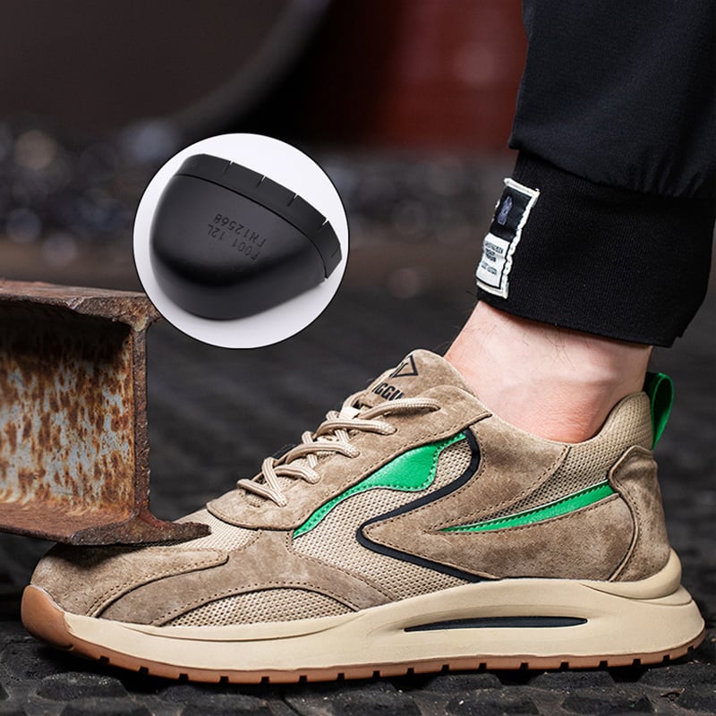 MJYTHF Men's Safety Shoes New Work Sneakers Indestructible Shoes Anti-smash Anti-puncture Protective Shoes Work Boots Men