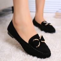 New Fashion Women's Flats Round Toe Shoes New Women Autumn Ladies Ballet Flat Casual Single Shoes