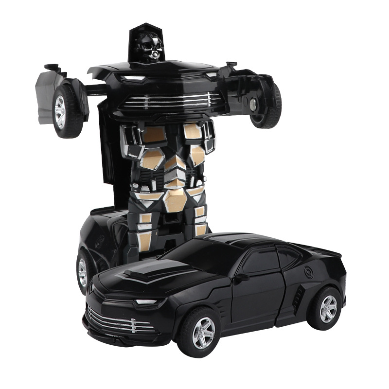 One-key Deformation Car Toys Automatic Transform Robot Plastic Model Car Funny Diecasts Toy Boys Amazing Gifts Kid Toy
