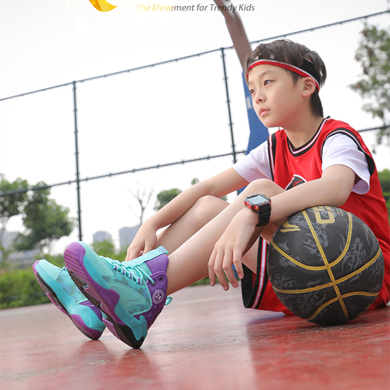 Kids Basketball Shoes Boys Sneakers Children Casual Shoe for Girls Boy Running Trainers Footwear Sport Mesh Braethable Shoe