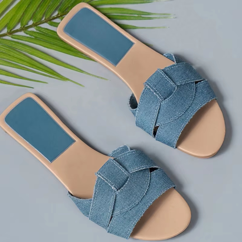 New Summer Designer Women'S Solid Color Fashion Slippers Zapatos De Mujer Women'S Shoes Slippers Women Slippers Women Shoes