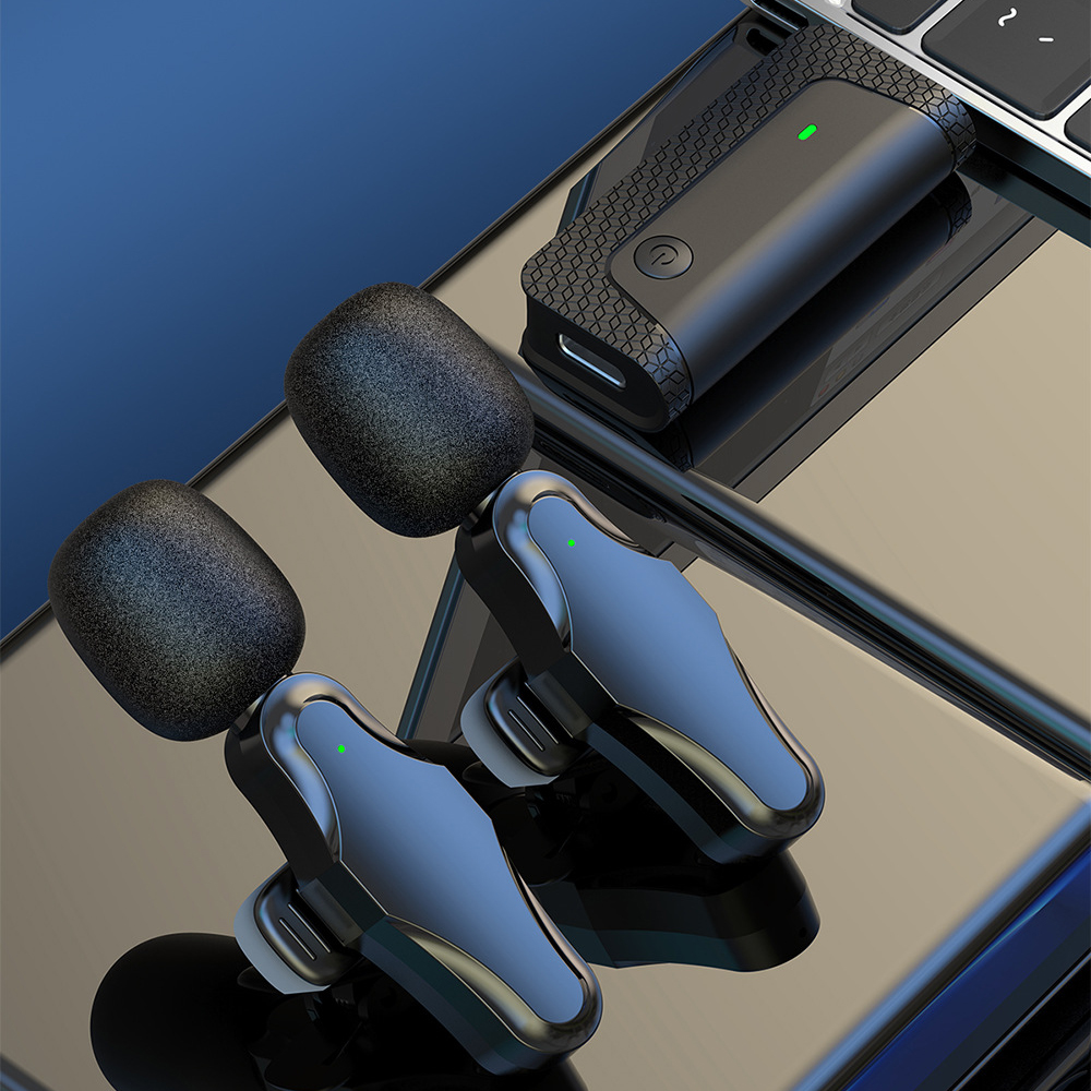 K35Pro Wireless Lavalier Noise Reduction Microphone 3.5mm AUX for Megaphones Amplifier Speaker Camera Computer Mobile Phone