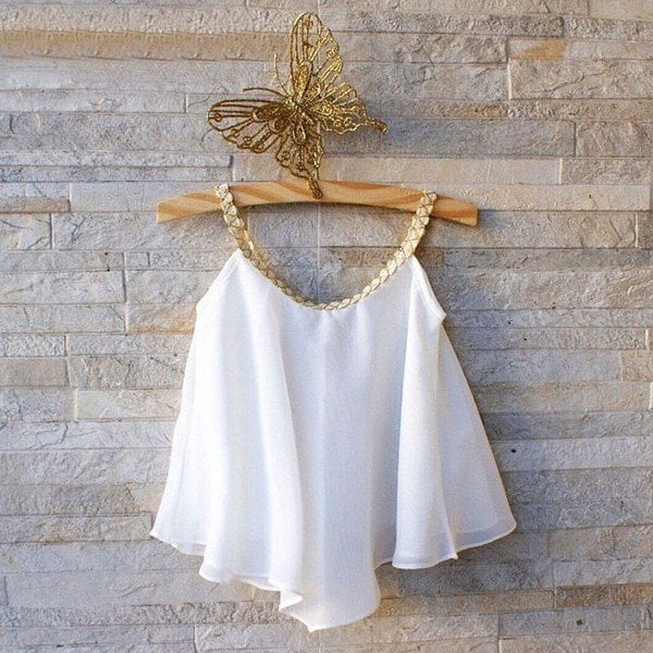 NEW Fashion Little Kids Toddler Baby Girls Chiffon Clothes Halter Tops Shirt +Pants Outfits Summer &