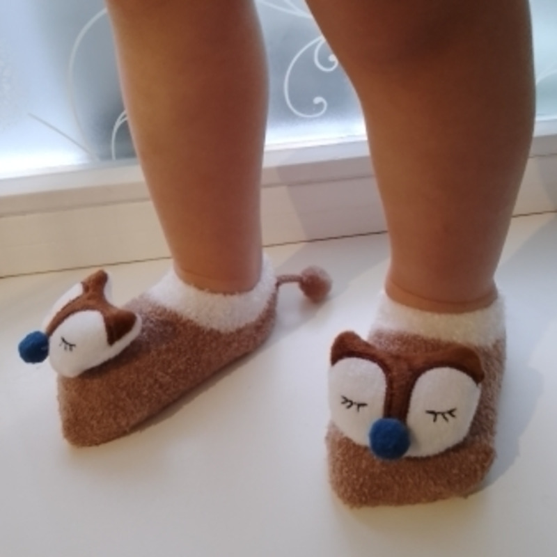 Baby Socks Girls Boys Toy Slipper Newborn Accessories Anti Slip Animal Kids Gift Clothes Infant Stuff Children Bear Toddlers