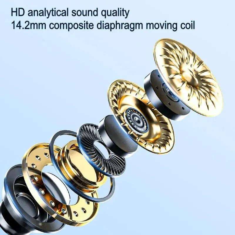 New Ear Clip-on Wireless Headset Long Battery Life Non-In-Ear NoiseReduction Large Screen LED Digital Display Wireless Head
