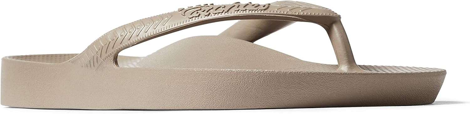 Archies Arch Support Flip Flops for Men & Women – Orthotic Sandals for Plantar Fasciitis Relief – Lightweight, Cushioning, Shock-Absorbing Thong Sanda