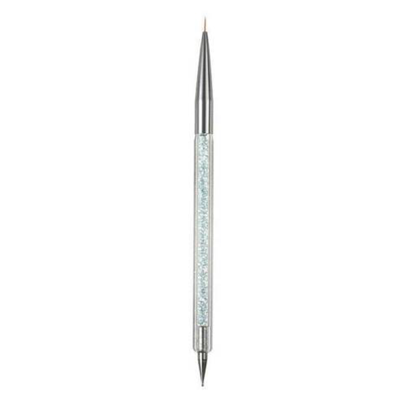 5PCS Nail Art Pens 2 Way Dotting Drawing Painting UV Gel Liner Polish Brush Set
