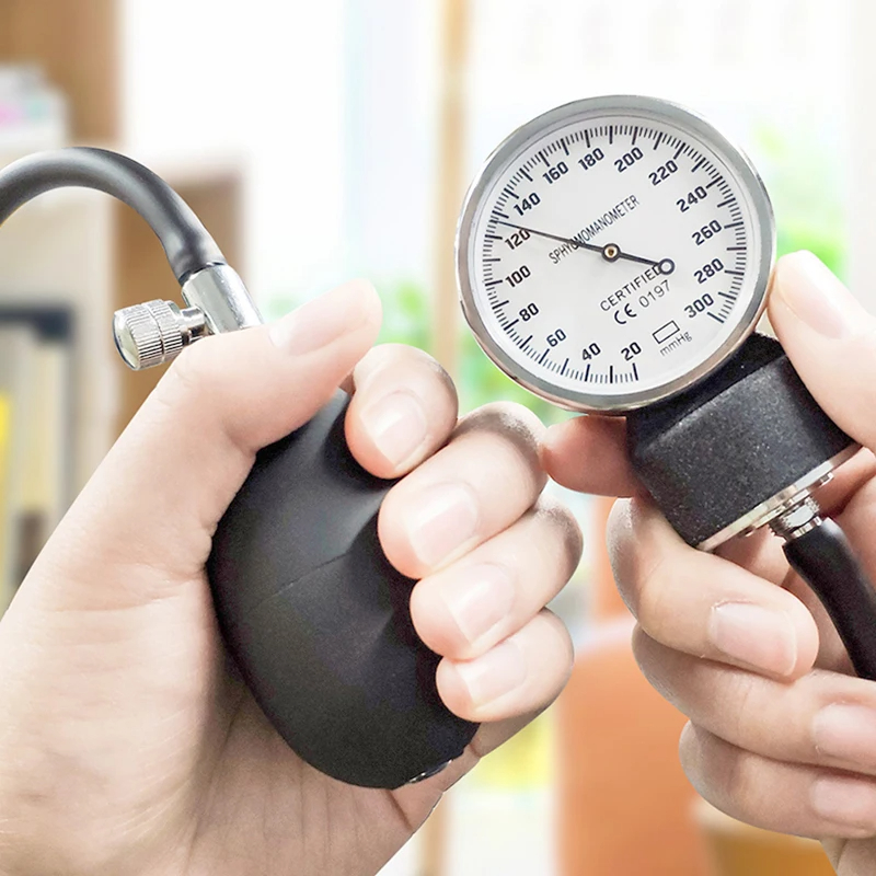 Manual Blood Pressure Monitor Diastolic Sphygmomanometer Double-sided Medical Doctor Stethoscope Sphygmomanometer Cuff Home