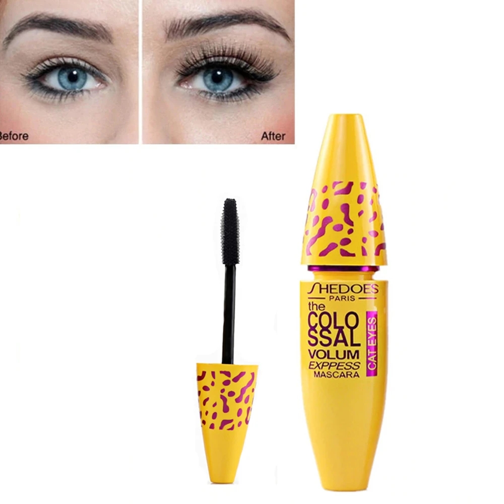 Eyelash Mascara Makeup Kit Long Lasting Natural Curling Thick Lengthening 3D Mascara Waterproof