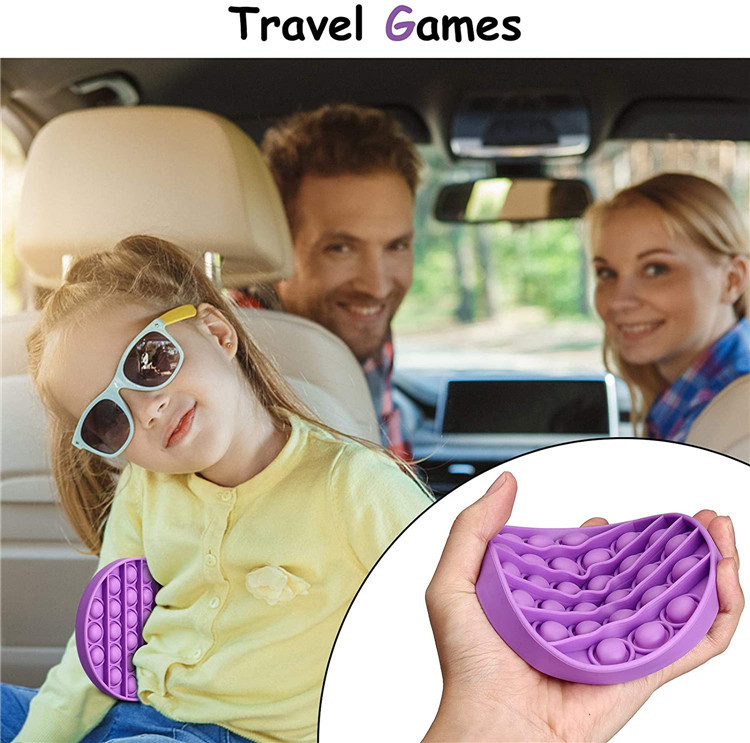 Pop Fidget Reliver Stress Toys Rainbow Push It Bubble Antistress Toys Adult Children Sensory Toy To Relieve Autism