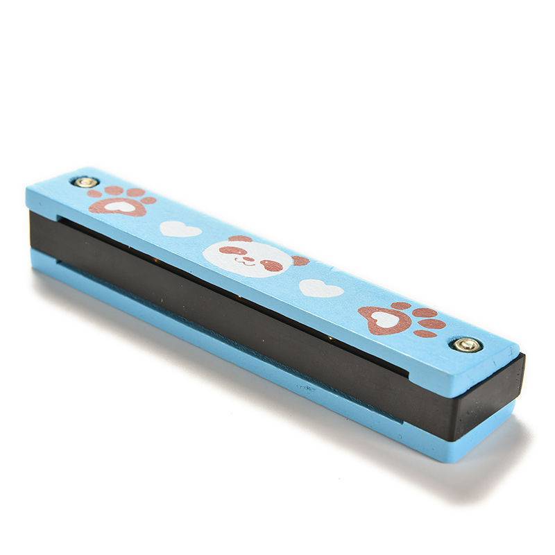 Funny Wooden Harmonica Kids Music Instrument Educational Child Attractive Toy