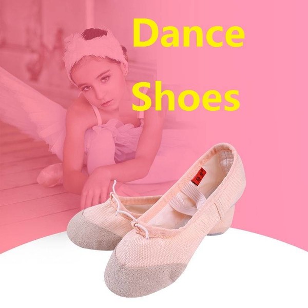 Yoga Slippers Gym Teacher Yoga Ballet Dance Shoes For Girls Woman Canvas Ballet Shoes Kids Children