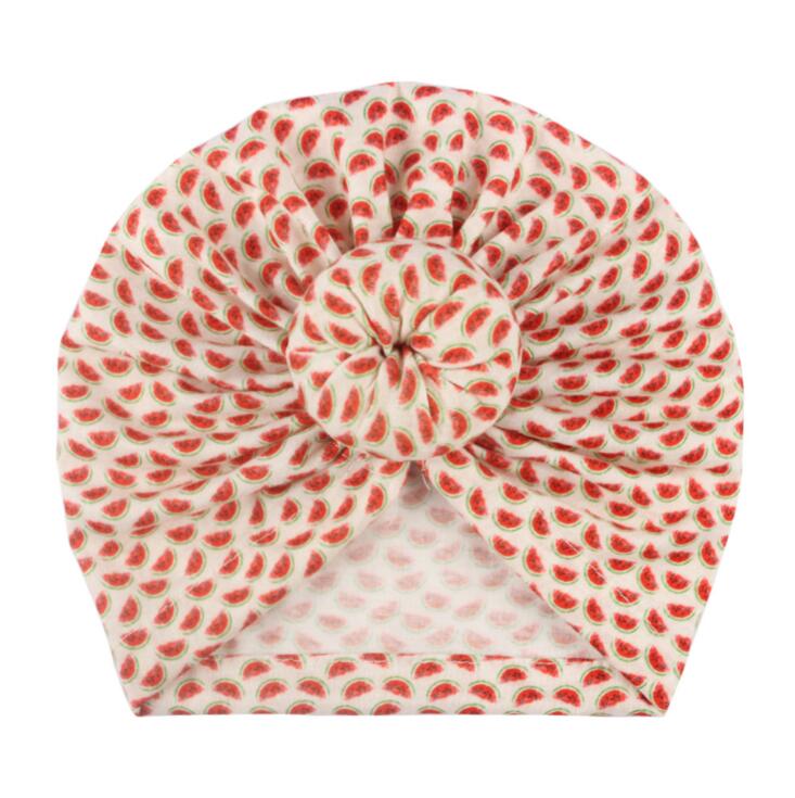 New children's printing fashion Pullover hat doughnut Creative Baby Hat