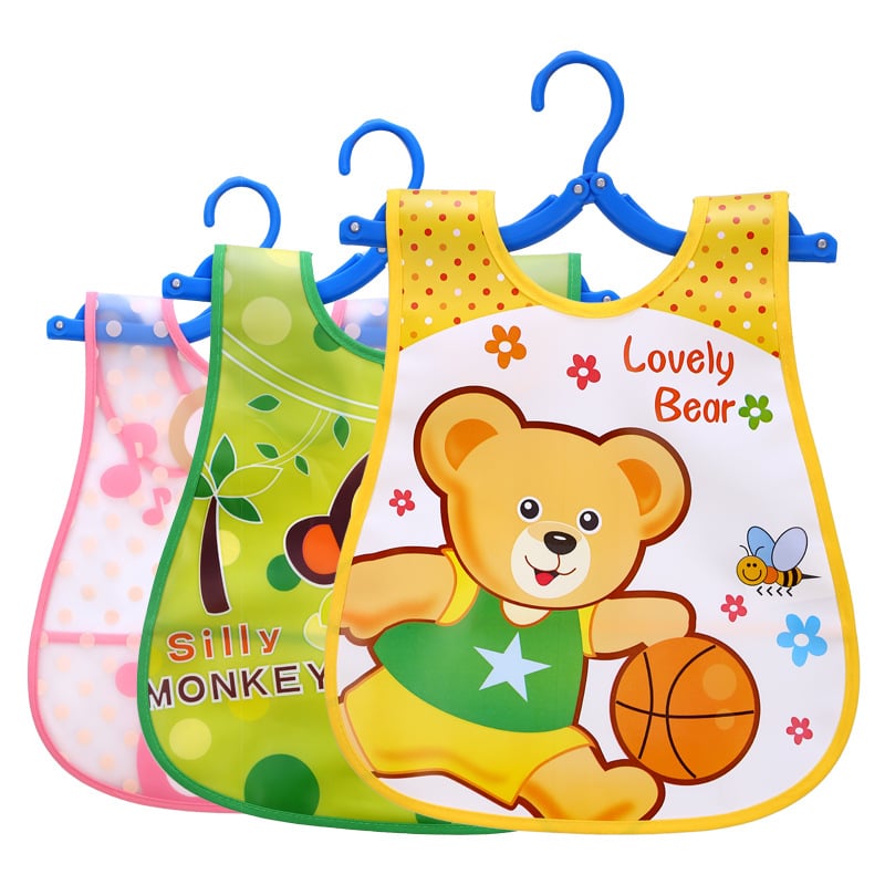 Baby New Stand-up Water Scarf Kids Baby Eat Lunch Hat EVA Bracelet Buckle Waterproof Lunch Hat