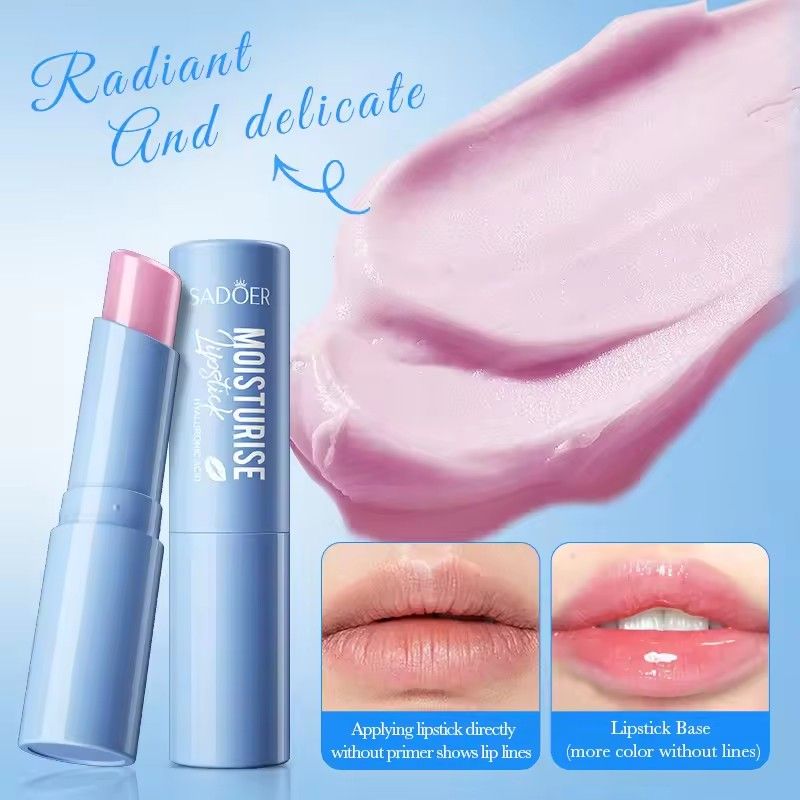SADOER Hyaluronic Acid Lipstick – Skincare-Infused Lip Color: Lightweight, Non-Sticky, Long-Lasting Shine & Deep Nourishmen