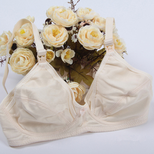 Women Maternity Cotton Adjustable Breastfeeding Bra Nursing Bra Adjustable Open Bra Underwear 34-42 C Cup